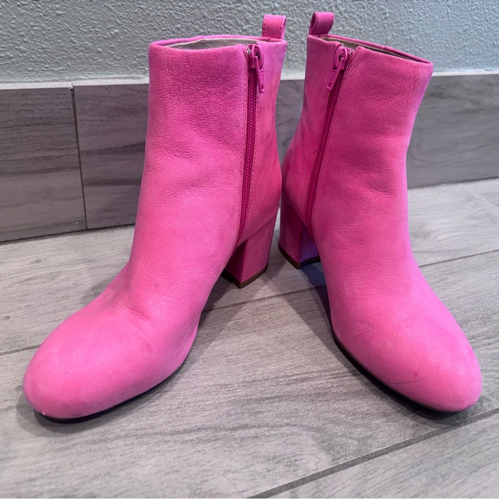 Gianni Bini Pink Ankle Boots